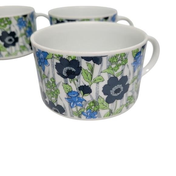 Vintage Flower Garden 4 Fine China  Mug 1970"s R6784 Made in Japan 112025-1TClo - Picture 2 of 7